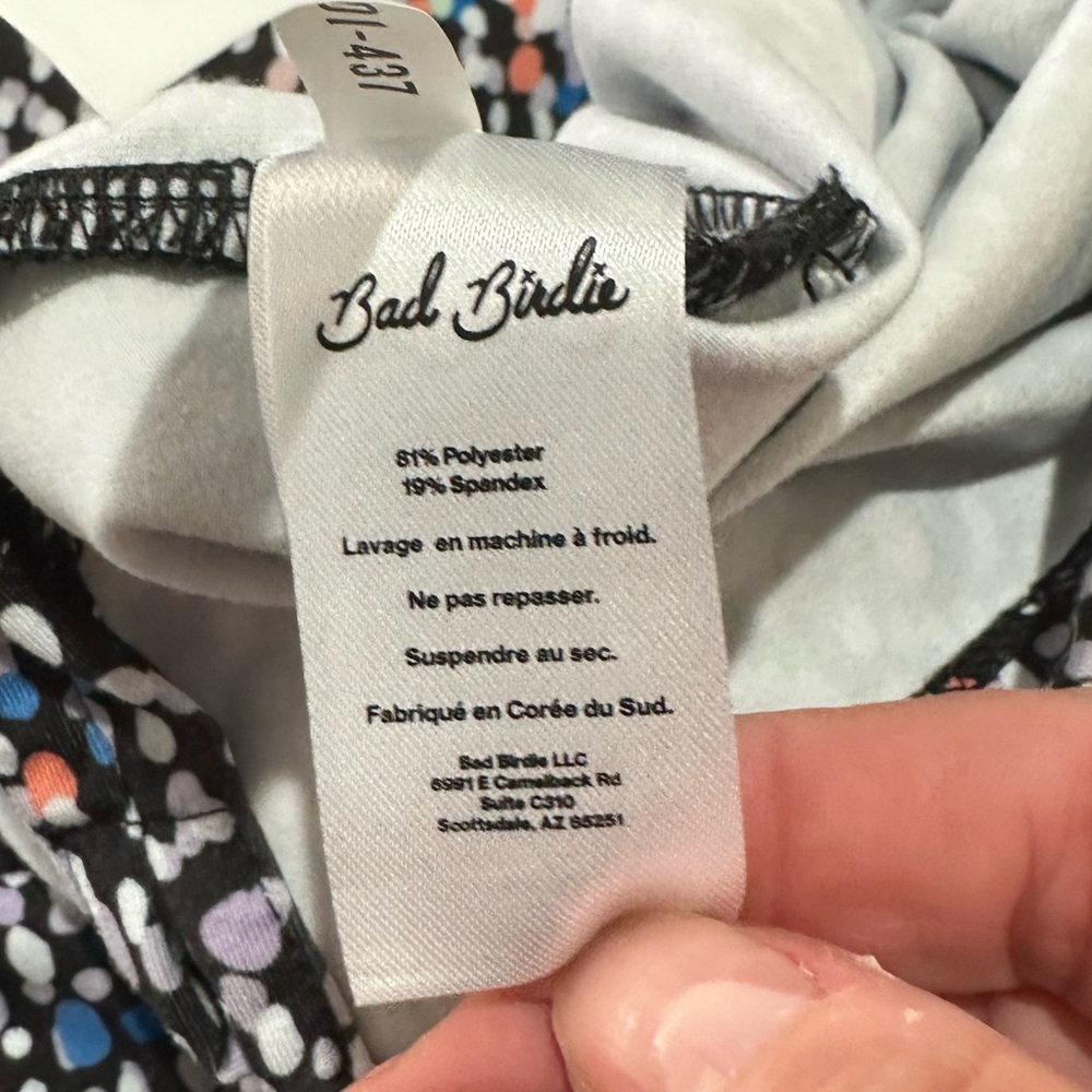 Bad Birdie Multicolor Patterned Pullover Zip Drip… - image 5